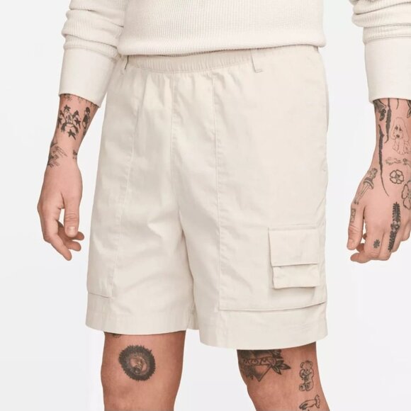 Nike Life Men's Size XLarge Shorts Light Orewood Brown FN3216 104 $85 Retail NEW - Picture 1 of 15